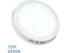 Downlight Blanco Redondo Modelo Thulita 12w 6500k