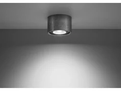 Downlight a plafone Round Flush Grigio chiaro GU10 Focos empotrables de superficie Redondos Empotrado Gris Claro GU10
