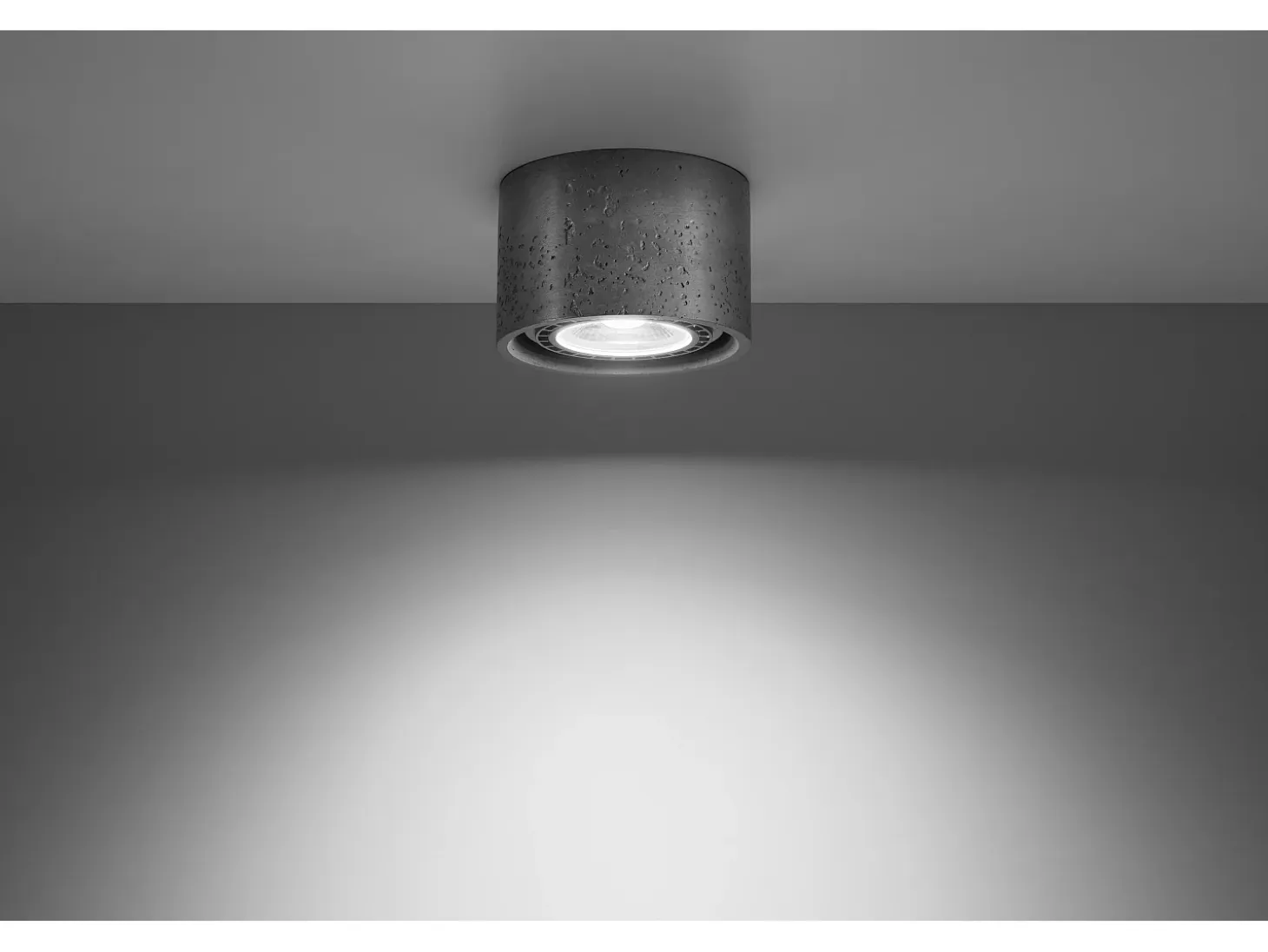 Downlight a plafone Round Flush Grigio chiaro GU10 Focos empotrables de superficie Redondos Empotrado Gris Claro GU10