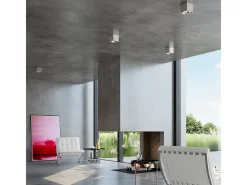 Downlight a plafone Square Incasso grigio chiaro GU10 Focos empotrables de superficie Cuadrados Empotrar Gris Claro GU10