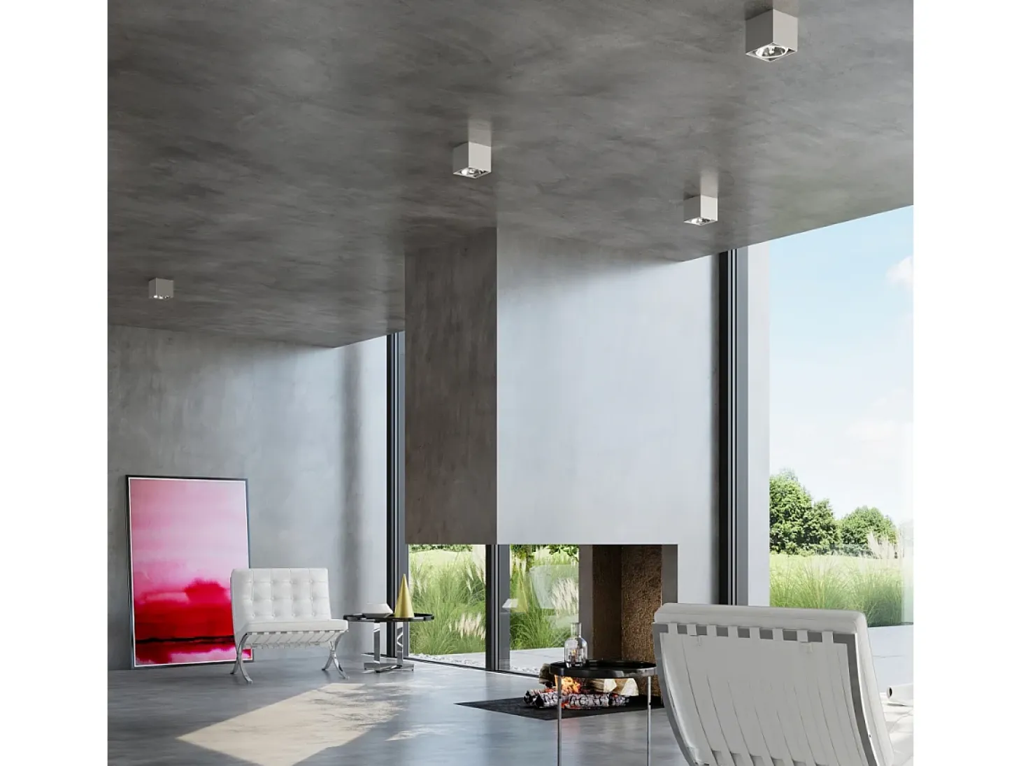 Downlight a plafone Square Incasso grigio chiaro GU10 Focos empotrables de superficie Cuadrados Empotrar Gris Claro GU10