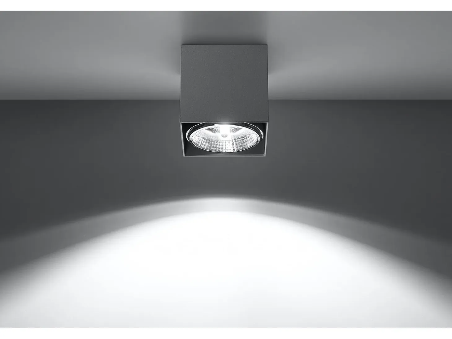 Downlight a plafone Square Incasso grigio chiaro GU10 Focos empotrables de superficie Cuadrados Empotrar Gris Claro GU10
