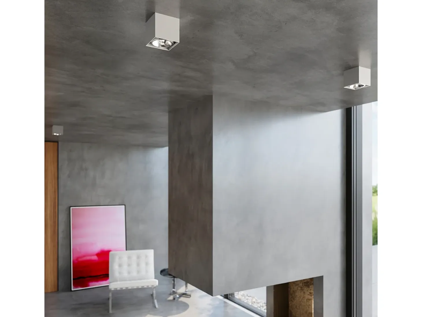Downlight a plafone Square Incasso grigio chiaro GU10 Focos empotrables de superficie Cuadrados Empotrar Gris Claro GU10