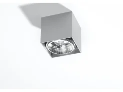 Downlight a plafone Square Incasso grigio chiaro GU10 Focos empotrables de superficie Cuadrados Empotrar Gris Claro GU10