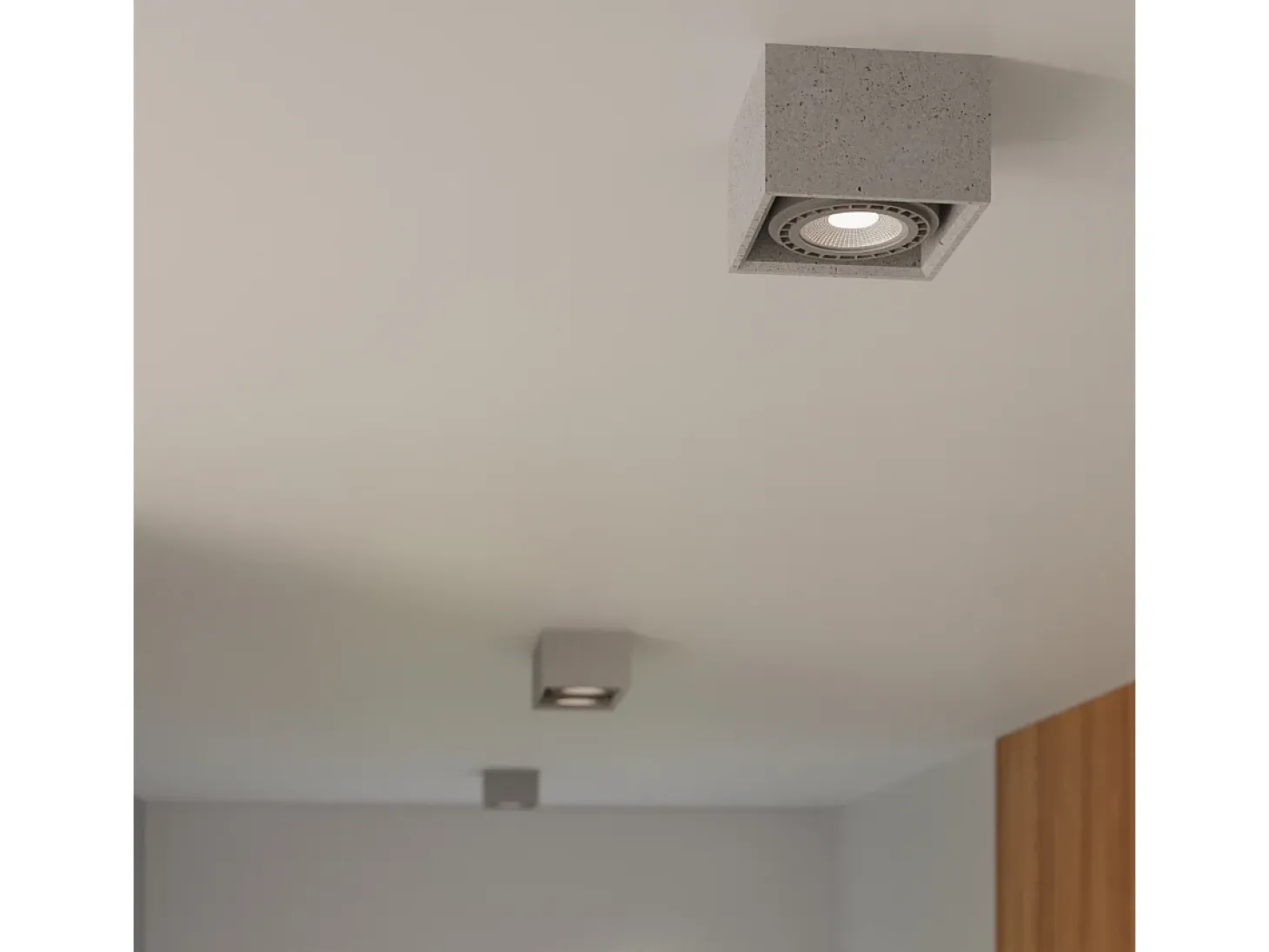 Downlight a plafone Square Incasso grigio chiaro GU10 Focos empotrables de superficie Cuadrados Empotrar Gris Claro GU10