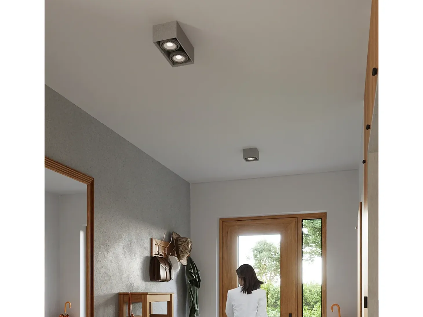 Downlight a plafone Square Incasso grigio chiaro GU10 Focos empotrables de superficie Cuadrados Empotrar Gris Claro GU10