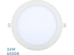 Downlight Blanco Redondo Modelo Tanzanita 24w 6500k 2160lm