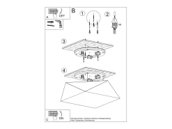 Downlight da superficie Flush Light Argento E27 Downlights de superficie Flush Light Plateado E27