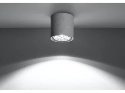 Downlight da superficie Incasso grigio chiaro GU10 Focos empotrables en superficie Gris claro GU10