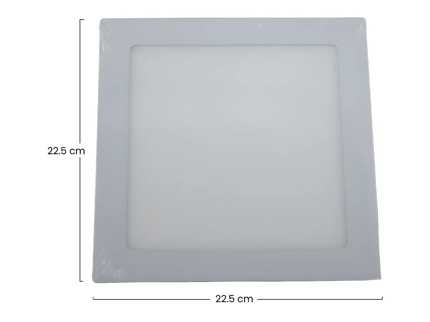 Downlight LED Ultraslim Cuadrado 15W 1100lm 22.5x22.5cm 4000K Blanco 25000H Primer Leader