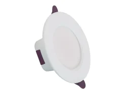 Downlight LED 8W Circular Baño IP65 Corte Ø 75 mm 2700K Blanco Cálido