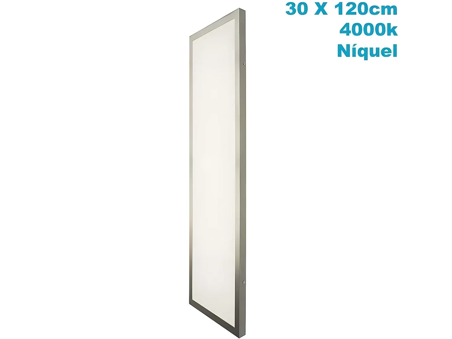 Downlight Para Superficie En Niquel Modelo Plano Fabrilalmp