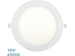 Downlight Redondo Tanzanita Blanco 18w 4000k 1440lm