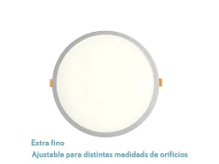 Downlight 15w Blanco Lejania Empotrar Corte Ajustable 5-16d