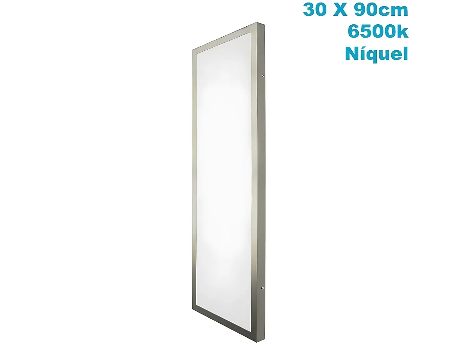 Downliight Superficie De 72w Modelo Plano En Niquel