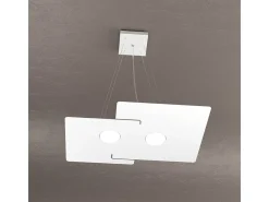 Echo Sospensione 2 Luci Bianco