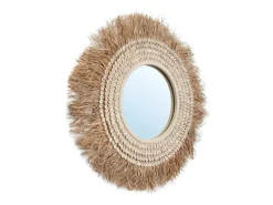 El Espejo Raffia Cowrie - Blanco Natural
