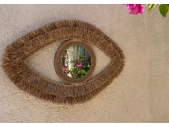 El Espejo Raffia Eye - Natural - M