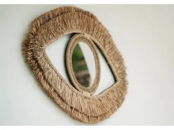 El Espejo Raffia Eye - Natural - M