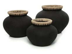 El Jarrón Styly - Negro Natural - L