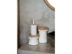 El Portavelas Pretty - Blanco Natural - S