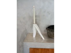 El Portavelas Triple Twig - Blanco