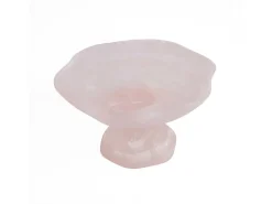El Soporte De Frutas Orgánico De Resina - Rosa Blanco