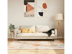Elsje Alfombra lavable antideslizante multicolor 120x180 cm