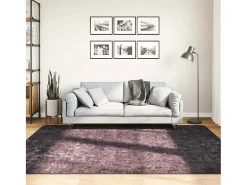 Elsje Alfombra lavable antideslizante gris antracita 160x230 cm