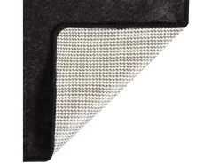 Elsje Alfombra lavable antideslizante gris antracita 160x230 cm
