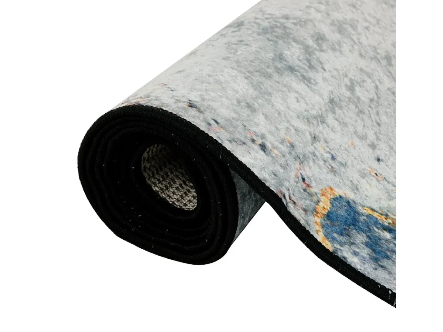 Elsje Alfombra lavable antideslizante multicolor 80x300 cm