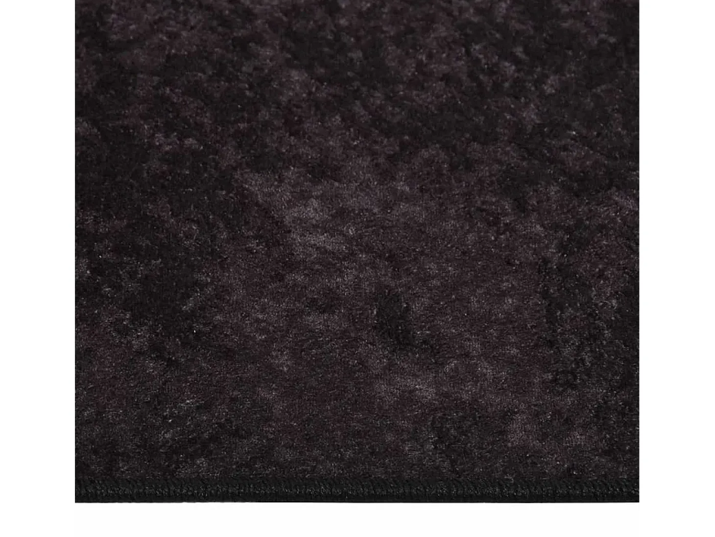 Elsje Alfombra lavable antideslizante gris antracita 120x180 cm