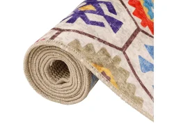 Elsje Alfombra lavable antideslizante multicolor 160x230 cm