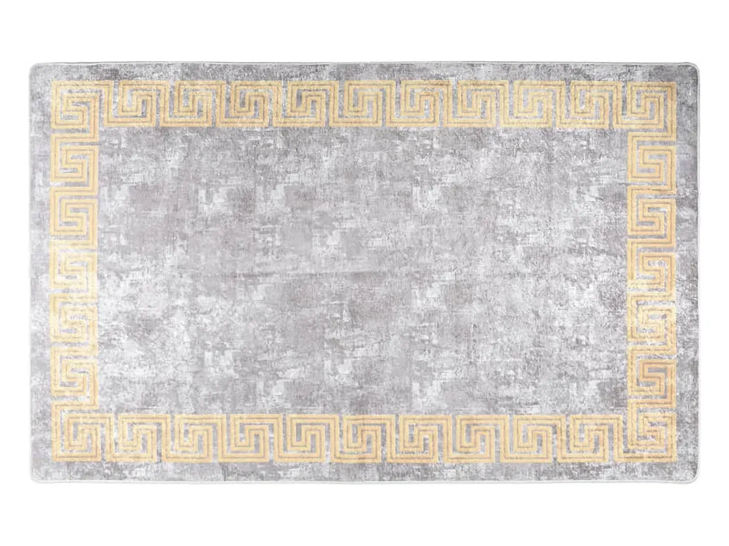 Elsje Alfombra lavable antideslizante gris 160x230 cm