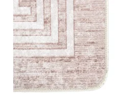 Elsje Alfombra lavable antideslizante beige 160x230 cm