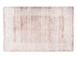 Elsje Alfombra lavable antideslizante beige 160x230 cm