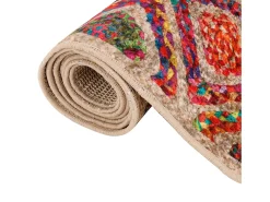 Elsje Alfombra lavable antideslizante multicolor 120x180 cm
