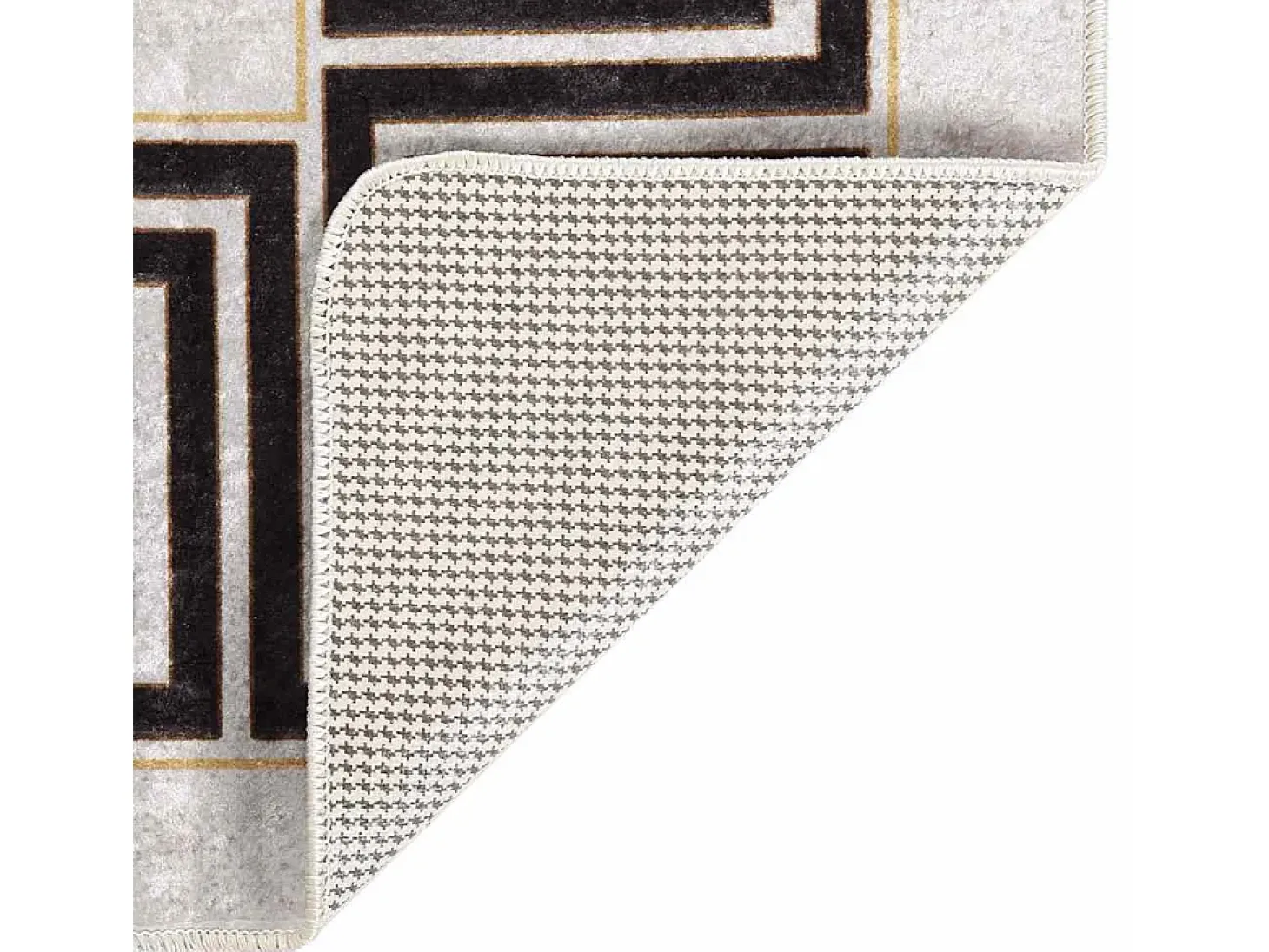 Elsje Alfombra lavable antideslizante beige claro 120x180 cm