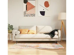 Elsje Alfombra lavable antideslizante multicolor 80x150 cm