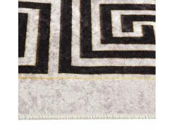 Elsje Alfombra lavable antideslizante beige claro 80x150 cm