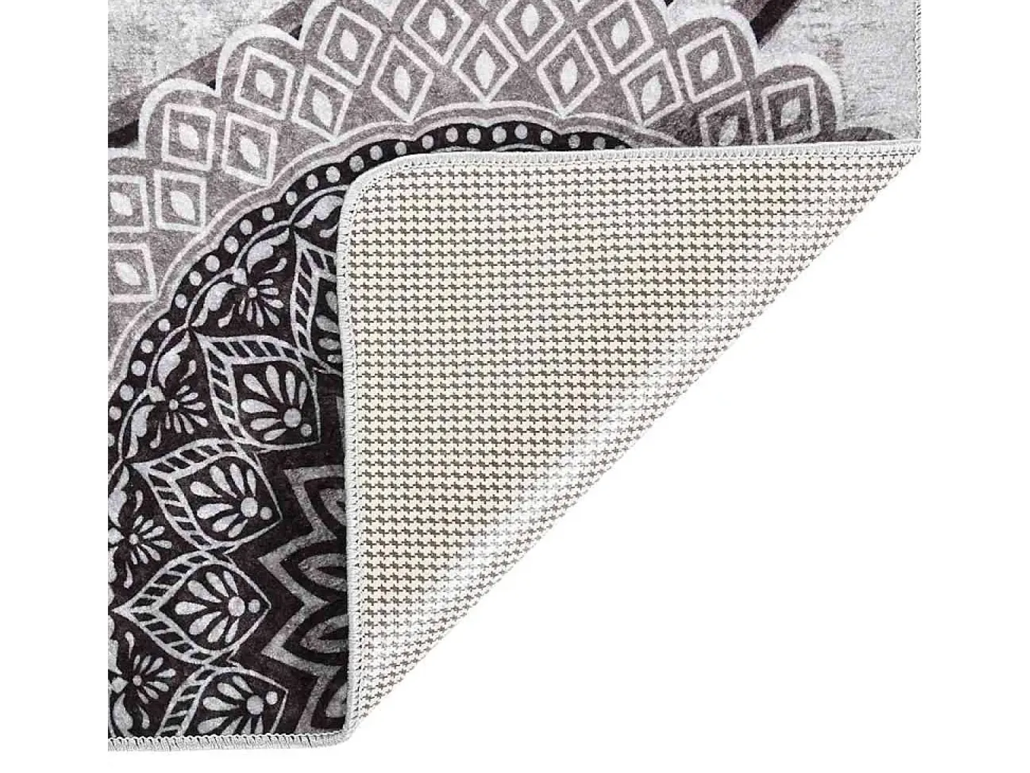 Elsje Alfombra lavable patchwork antideslizante multicolor 80x150 cm