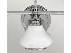 Elstead Ainsley 3 ljus inomhusvägglampa polerad krom IP44, G9