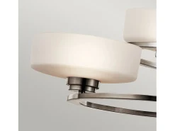 Elstead Aleeka Multi Arm Chandelier 3 Light Classic Tennfinish, G9