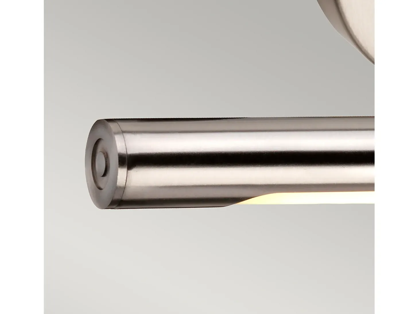 Elstead Alton LED 1 Ljus Liten Bild Vägglampa Borstad Nickel
