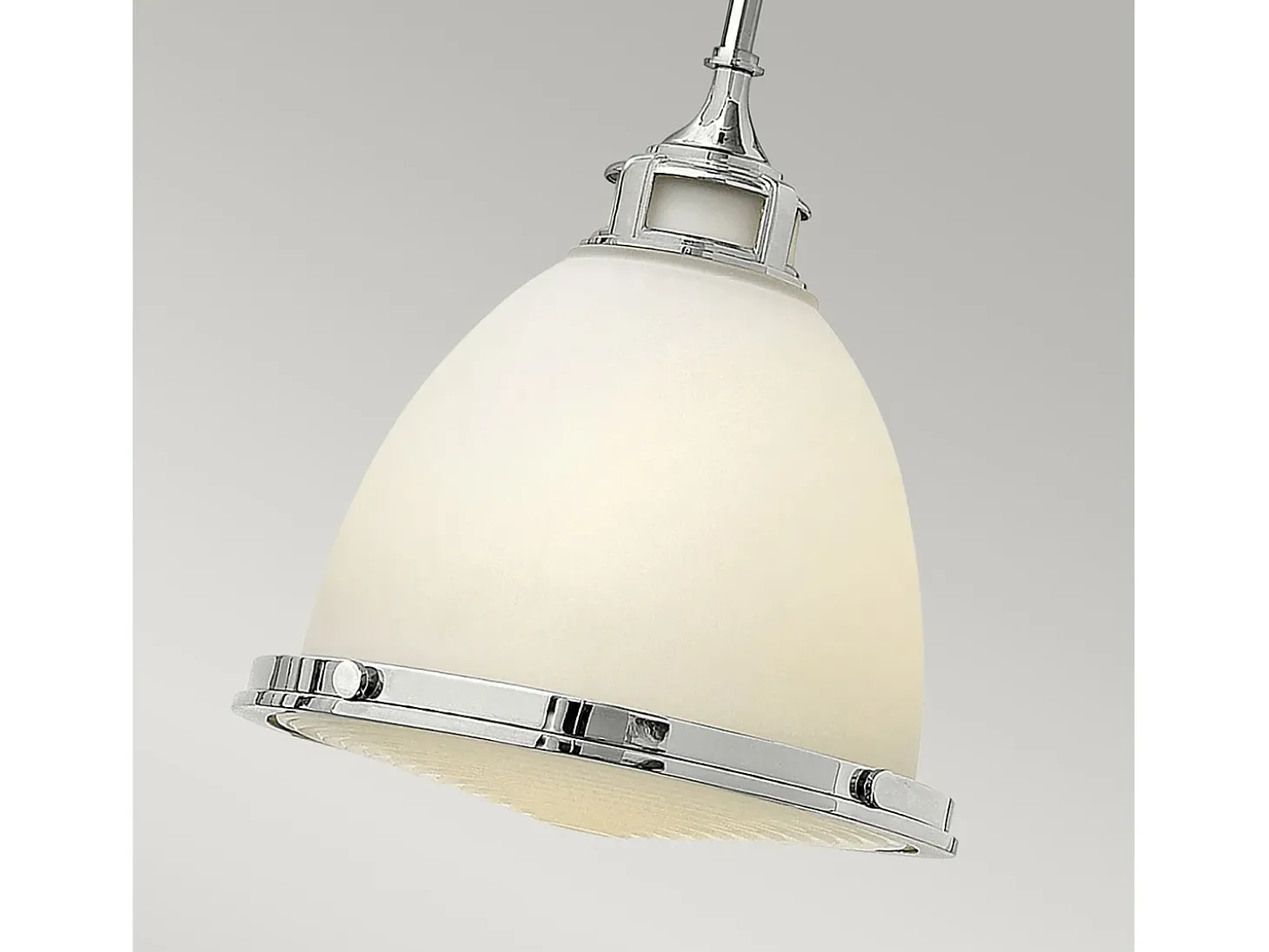 Elstead Amelia 1 Light Medium Dome Takhänge Krom, E27