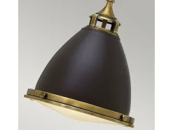 Elstead Amelia 1 Light Medium Dome Takhänge Buckeye brons, restaureringsbrons, E27