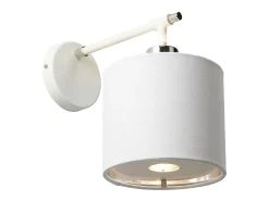 Elstead Balance 1 ljus inomhus kupol vägglampa polerad vit, nickel, E27