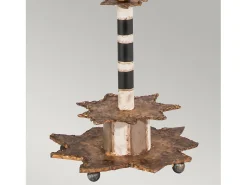 Elstead Birdland 1 ljus bordslampa svart, guld, kräm, E27