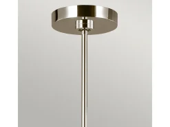 Elstead Brianna 9 ljus ljuskrona, polerat nickel, E14