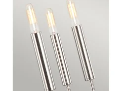 Elstead Brianna 9 ljus ljuskrona, polerat nickel, E14